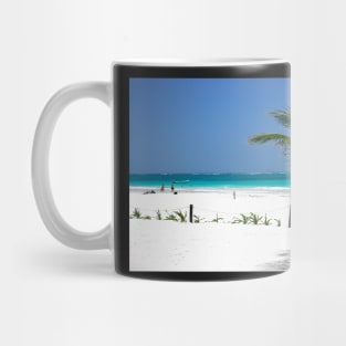 Plage de Tulum, mer des caraibes Mexique Mug